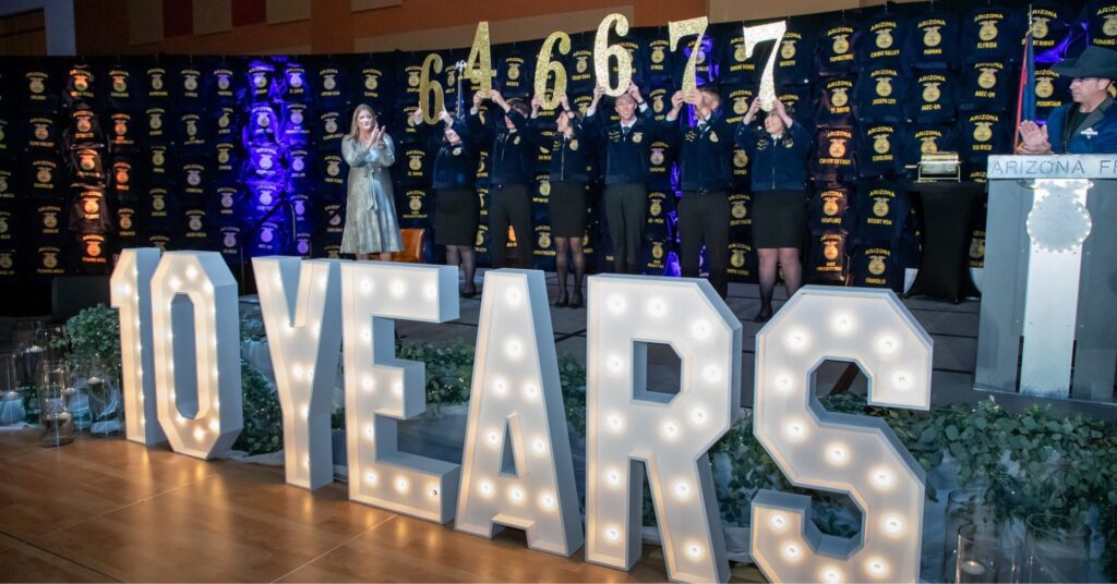 Arizona FFA Foundation blue & gold gala raises record 6,677